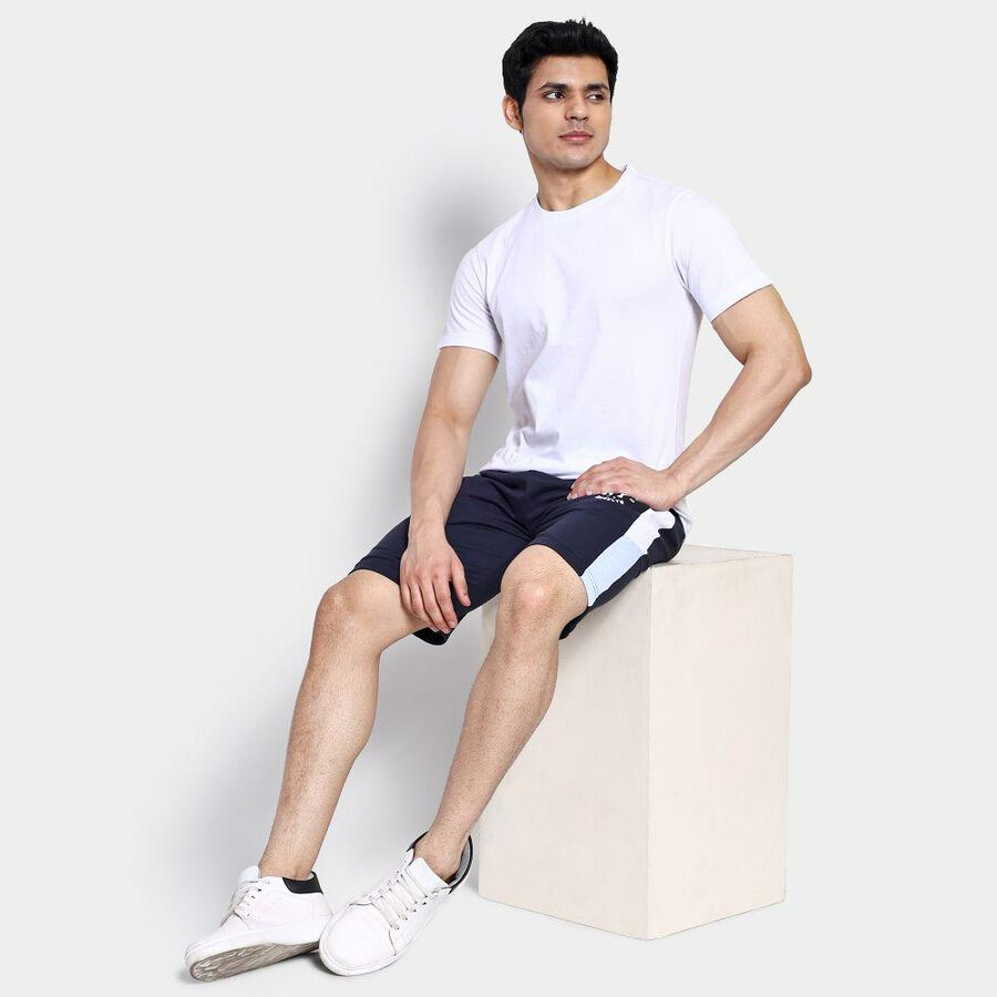 Men's Bermudas , काला, large image number null
